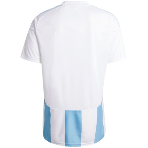 Koszulka męska adidas Striped 24 Jersey biało-błękitna IW4555 Adidas teamwear