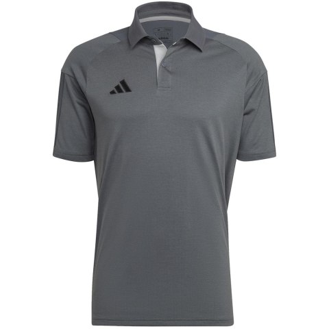 Koszulka męska adidas Tiro 23 Competition Polo szara HU1344 Adidas teamwear