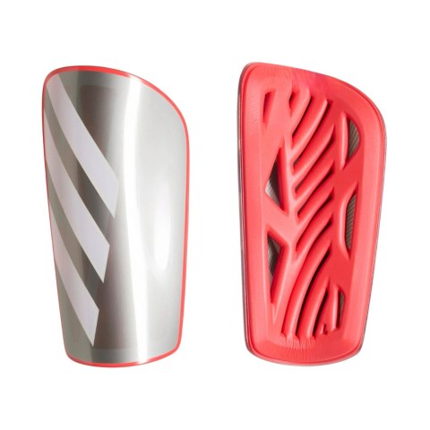 Ochraniacze piłkarskie adidas Tiro League srebrno-czerwone KB0297 Adidas