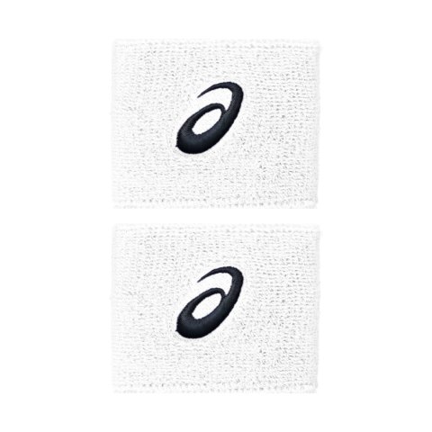Frotka na rękę Asics Wrist Band 2 szt. biała 3043A143 100 Asics