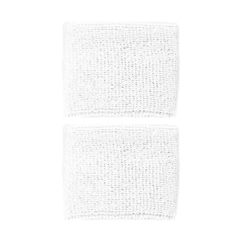 Frotka na rękę Asics Wrist Band 2 szt. biała 3043A143 100 Asics