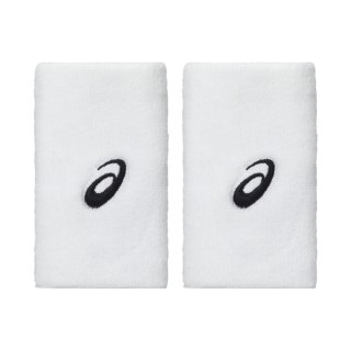 Frotka na rękę Asics Wrist Band Long 2 szt. biała 3043A142 100 Asics