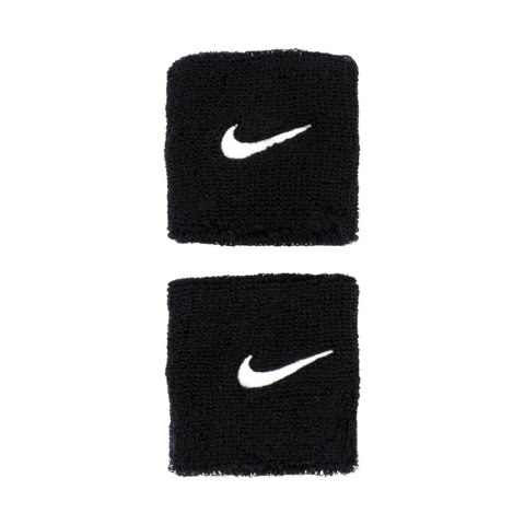 Frotki na rękę Nike Swoosh Wristbands 2 szt. czarne N1012405010OS Nike