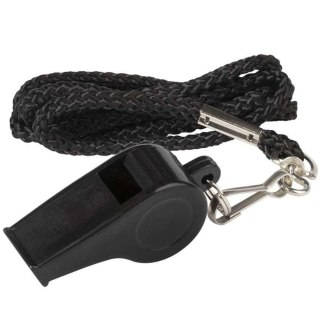 Gwizdek Select plastikowy duży ze sznurkiem czarny 16172 Select