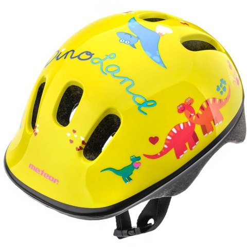 Kask rowerowy Meteor KS06 Dino rozm. XS 44-48 cm żółty 24838 Meteor