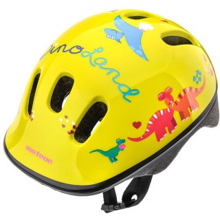 Kask rowerowy Meteor KS06 Dino rozm. XS 44-48 cm żółty 24838 Meteor