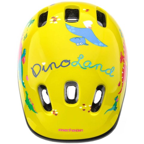 Kask rowerowy Meteor KS06 Dino rozm. XS 44-48 cm żółty 24838 Meteor