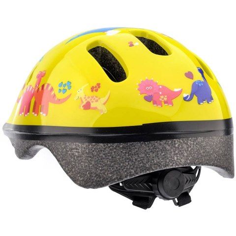 Kask rowerowy Meteor KS06 Dino rozm. XS 44-48 cm żółty 24838 Meteor
