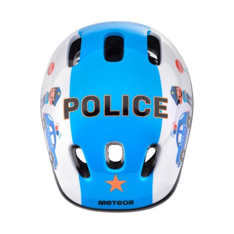 Kask rowerowy Meteor KS06 Police rozm. S 48-52 cm 17443 Meteor