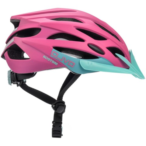 Kask rowerowy Meteor Ovlo M 55-58 cm różowy 16863 Meteor