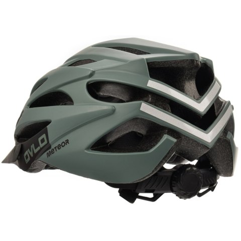 Kask rowerowy Meteor Ovlo M 55-58 cm zielony 16869 Meteor