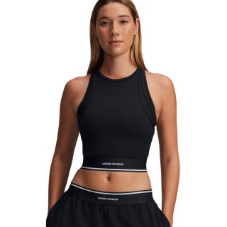 Koszulka damska Under Armour Meridian Rib Branded czarna 1389641 001 Under Armour