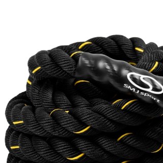Lina treningowa SMJ EX100 Battling Rope 9 m x 3,8 cm Smj