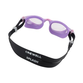 Okulary pływackie dla dzieci Crowell GS23 Splash fioletowo-czarne Crowell