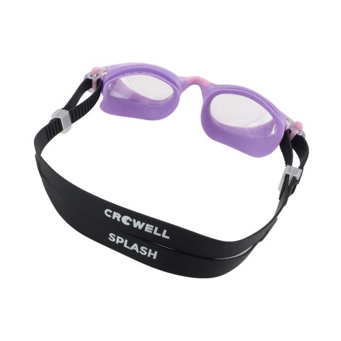 Okulary pływackie dla dzieci Crowell GS23 Splash fioletowo-czarne Crowell