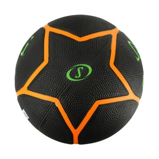 Piłka do koszykówki Spalding Highlight czarno-zielono-pomarańczowa 84354Z Spalding