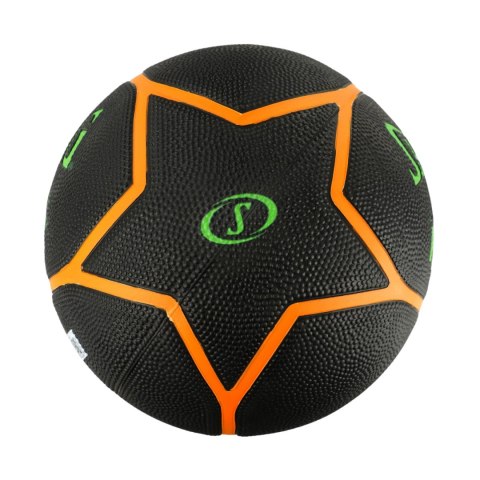 Piłka do koszykówki Spalding Highlight czarno-zielono-pomarańczowa 84354Z Spalding