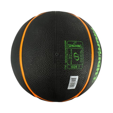 Piłka do koszykówki Spalding Highlight czarno-zielono-pomarańczowa 84354Z Spalding