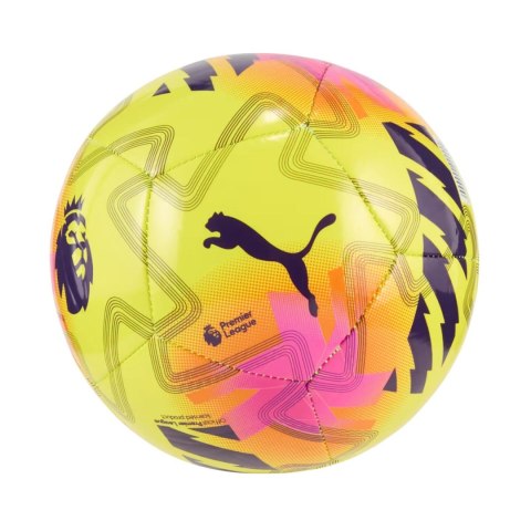 Piłka nożna Puma Orbita Mini Premier League Lights żółto-różowa 84722 01 Puma