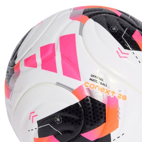 Piłka nożna adidas Conext 26 Pro biało-różowo-czarna KE5866 Adidas teamwear