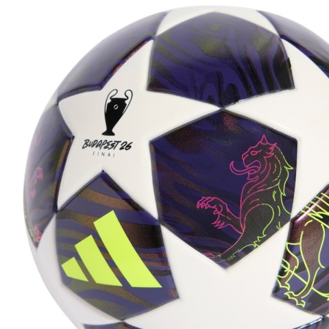 Piłka nożna adidas UCL 25/26 Final Mini biało-fioletowa JX9099 Adidas