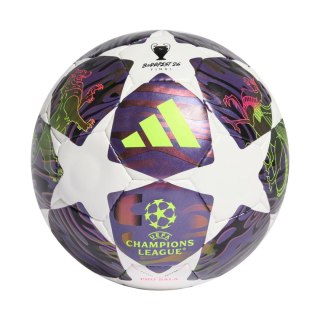 Piłka nożna adidas UCL 25/26 Final Pro Sala fioletowo-biała JX9102 Adidas teamwear