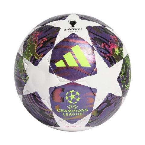 Piłka nożna adidas UCL 25/26 Final Pro Sala fioletowo-biała JX9102 Adidas teamwear