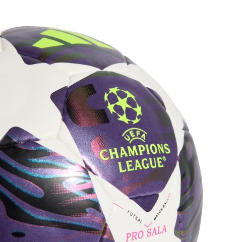 Piłka nożna adidas UCL 25/26 Final Pro Sala fioletowo-biała JX9102 Adidas teamwear