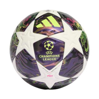 Piłka nożna adidas UCL 25/26 Final Pro fioletowo-biała JX9077 Adidas teamwear