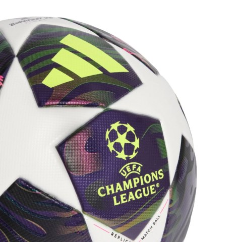 Piłka nożna adidas UCL 25/26 Street Ball biało-fioletowa JX9088 Adidas teamwear
