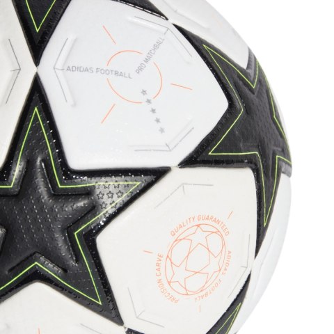 Piłka nożna adidas UCL Pro biało-czarna IS7438 Adidas teamwear
