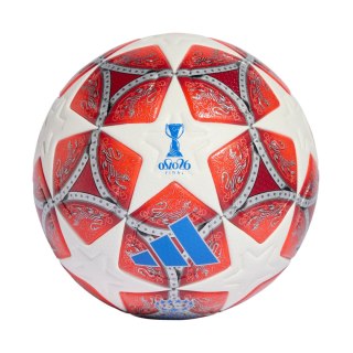 Piłka nożna adidas UCL Womens 25/26 Final Pro czerwono-biała JW1325 Adidas teamwear