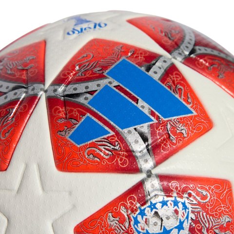 Piłka nożna adidas UCL Womens 25/26 Final Pro czerwono-biała JW1325 Adidas teamwear