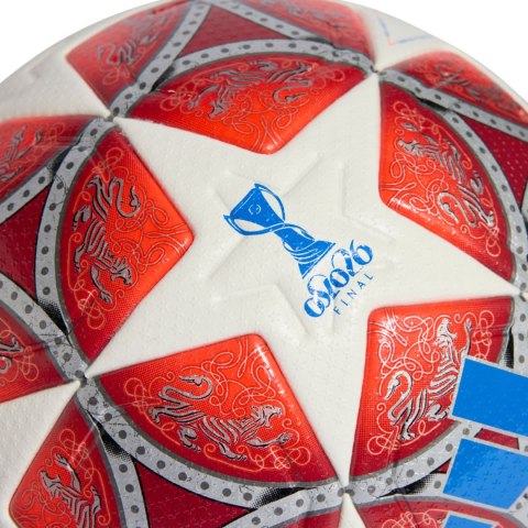 Piłka nożna adidas UCL Womens 25/26 Final Pro czerwono-biała JW1325 Adidas teamwear