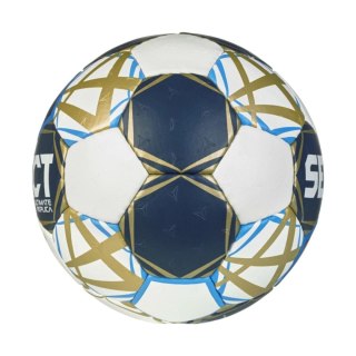 Piłka ręczna Select Ultimate Champions League Replica 1 v25 Official EHF biało-granatowo-złota 13519 Select