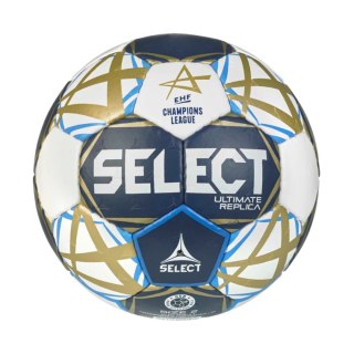 Piłka ręczna Select Ultimate Champions League Replica 2 v25 Official EHF biało-granatowo-złota 13519 Select