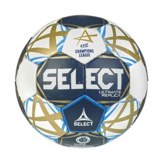 Piłka ręczna Select Ultimate Champions League Replica 3 v25 Official EHF biało-granatowo-złota 13519 Select