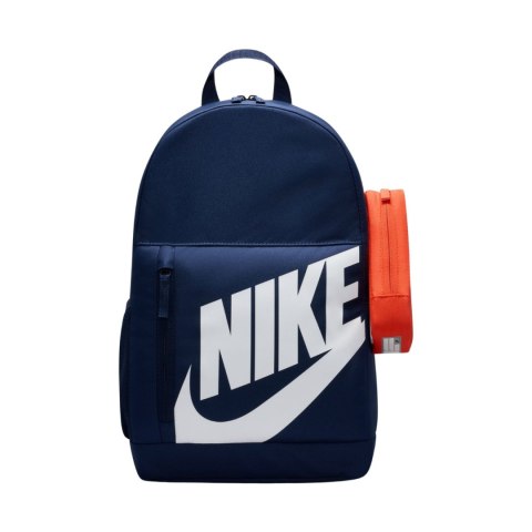 Plecak Nike Elemental granatowy + piórnik pomarańczowy HJ4186 410 Nike