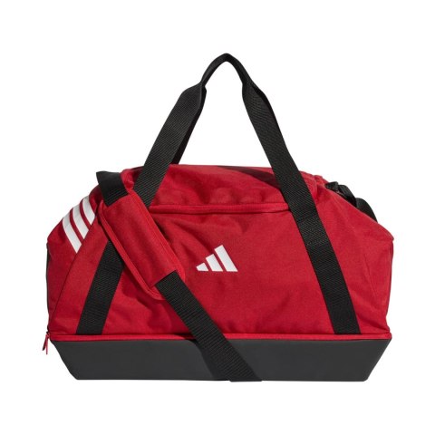 Torba adidas Tiro Duffle Medium With Bottom Compartment czerwona JY7953 Adidas teamwear