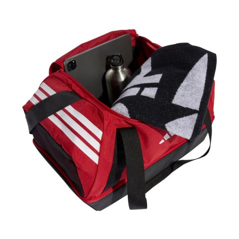 Torba adidas Tiro Duffle Small With Bottom Compartment czerwona JY7964 Adidas teamwear